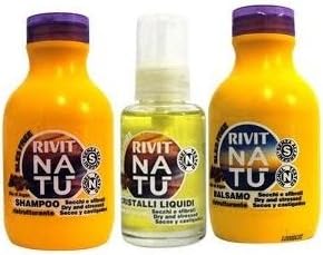 Rivit Natu Hair Repair Kit Argan Oil Shampoo Conditioner Liquid