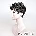 RUISENNA Afro Curly Hair Wigs for Black Woman Short Kinky Hair 100% Heat Resistant Fiber Synthetic Wig