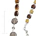 Silpada 'Harvest' Sterling Silver, Brass, Pearl, Quartz, and Tiger's Eye Necklace, 54