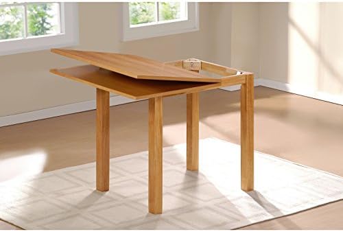 Contemporary, Country Colorado Natural Finish Folding Table (0635031). Natural Look That Will Complement A Host Of Decorative Styles. Wood Dining Table. Assembly Required