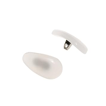 Jade Nasenpads, Brillenpads - Brillen Ersatzteile, 4 Farben Auswählbar - Weiß