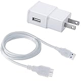 Charger Adapter 5V + Micro USB 3.0 Cable for Samsung Galaxy S5,Note 3