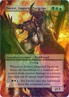 Derevi, Empyrial Tactician - Casual Play Only - Customs Altered Art Foil