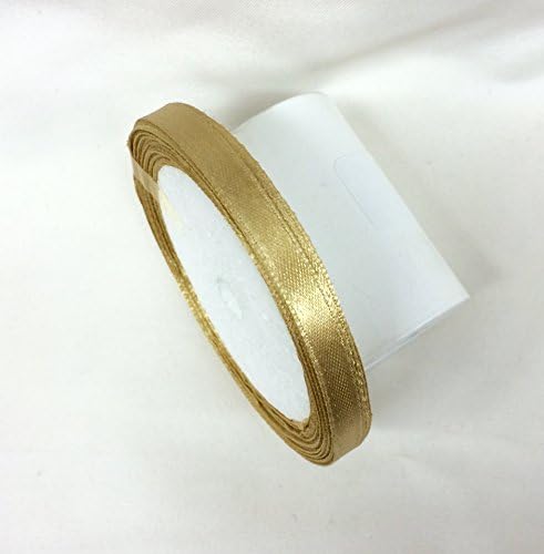 1/4" wide in Taupe Single Face Satin Ribbon Available in 24 Colors Selling Per Roll/15 Yards
