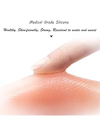 Nippleless Covers Sticky Silicone Reusable Breast Lift Nipple Cover Pasties Bra for Womens Best Diameter 4.3inch