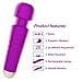 Wand Massager Handheld Vibrator Rechargeable Personal Body Massager for Muscle Aches and Sports Recovery