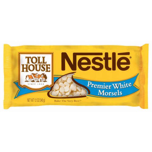 Nestle, Toll House, Premier White Morsels, 12oz Bag (Pack of 6)