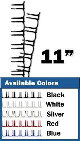 1/2" 2:1 Silver Twin Loop Binding Wires (Qty 100)