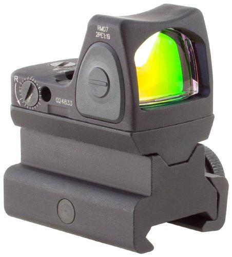 Trijicon RM07-34 RMR 6.5 MOA Adjustable LED Red Dot Sight with RM34 Tall Picatinny Mount