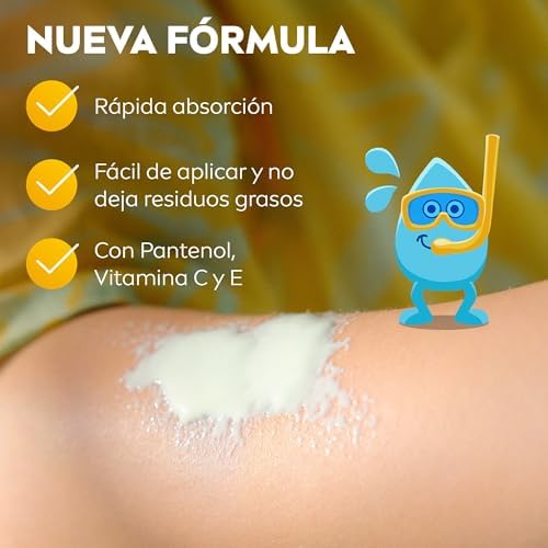 Nivea sun solar spray kids protect & care fp50+ (1 x 270 ml), protetor solar infantil à prova d'água, proteção solar muito alta para crianças