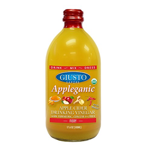 Giusto Sapore Organic Appleganic Apple Cider Vinegar with The Mother