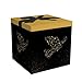 EndlessArtUS Starlight 10x10x10 Gift Box Pop Up in Seconds Comes with Decorative Ribbon Mounted on The Lid a Gift Tag and Tissue Paper - No Glue or Tape Required
