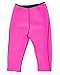 CROSS1946 Women's Slimming Thermo Capris Pants Sauna Hot Sweat Body Shaper Control Small (Rose, XXL)