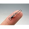30X-0123-THKFISH–Black-Coastlock-Coast-Lock-Snap-Ball-Bearing-Swivels-Fishing-Swivel