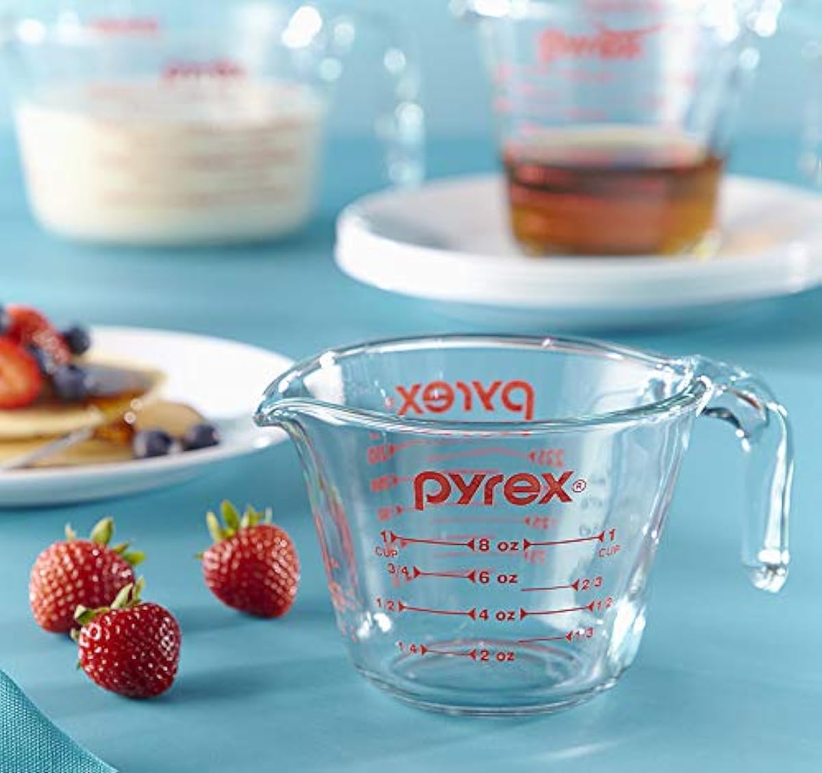 Pyrex Measuring Cups, 3Piece, Clear eBay