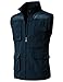 H2H Mens Casual Work Utility Hunting Travels Sports Vest with Multiple Pockets