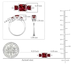 Dazzlingrock Collection Princess Lab Created Ruby