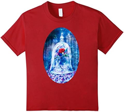 Kids GummoCloth : Enchanted Rose Beauty T-Shirt 10 Cranberry