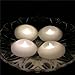 LARDUX LED Floating Candles - 4 PCS 3 Inch Flameless Floating Tea Lights Battery Operated Waterproof Wax Candle Lights for Bathtub Vase Table Centerpieces Decoration