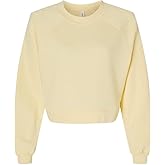 Ladies' Raglan Pullover Fleece - FRENCH VANILLA - M