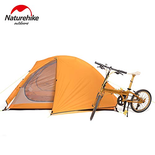 NatureHike 1-2 Person Ultralight Double Layer Tent Outdoor Picnic 3 Seasons Waterproof Tent Camping Portable 20D Silicon Backpacking Tent