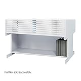 Safco Products Flat File High Base for 5-Drawer 4996WHR Flat File, sold separately, White