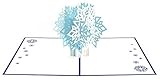 LovePop 3D Pop Up Greeting Card - Snowflake