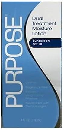 Purpose Dual Treatment Moisture Lotion, SPF-15, 4-Ounce Pump Bottle