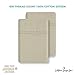 CALIFORNIA DESIGN DEN Luxuriously Soft Hotel Quality 600 Thread Count, 100% Cotton Set of 2 Cases, Crisp & Cool Pillow Cases Queen Size, Fits Standard & Queen Pillows (Taupe)