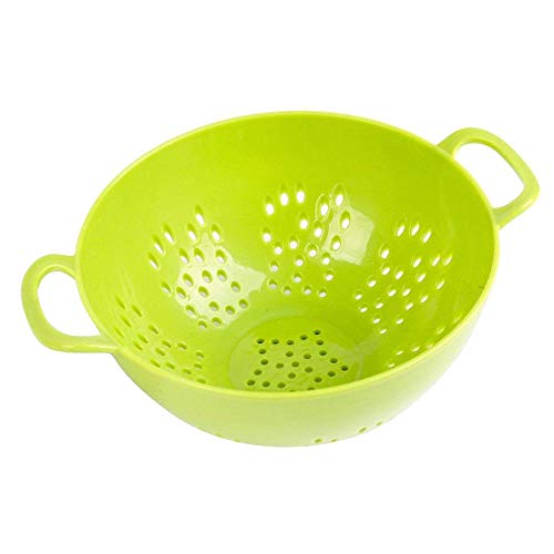 Culinary Elements 6-inch Mini Colander with Double Handles and Deep Bowl, Green - Thumbnail 7