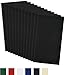 DII Basic Buffet 16x16 Cotton Napkin, Pack of 12, Black - Perfect for Halloween, Dinner Parties, BBQs and Everyday Use