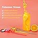 Party Supplies Drinking Plastic Straws Reusable for Kids Birthday Favors with Cleaning Brush