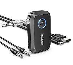 UGREEN 5.4 Aux Bluetooth Adapter, Noise Cancelling