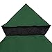 Yescom 10x10Ft UV30+ Gazebo Replacement Top for 2 Tier Outdoor Canopy Cover Patio Backyard Party Deck Green