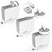 ORIA 4 USB Wall Charger, 22W Universal Wall Charger, 4.4A Travel Charger Adapter with UK,AU,EU Plugs for iPhone, 8 Plus, Smartphones, Mini 4, Samsung Galaxy S8, Tablet