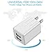 iPhone Charger, YOKERSU Dual Port Travel Wall Power Adapter 2.4A Fast Charging Nylon Braided Lightning Cable 2Pack (6ft) Data Charge Sync Cable for iPhone 7/6S Plus/5S, iPod, iPad