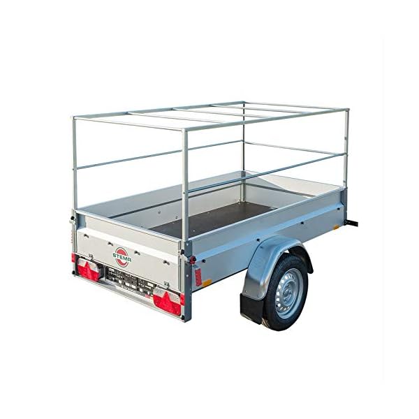 APT Planen Gestell + Hochplane Set, blau,Maße 207,5 x 114 x 90 cm, verzinkt – Bild 5