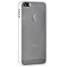 Amzer TPU PolyCarbonate Snap On Hybrid Case Cover for Apple iPhone 5, iPhone 5S, iPhone SE (Fits All Carriers) - Clear/ White