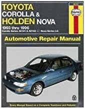 Toyota Corolla & Holden Nova (93 - 96)