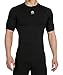 ARMEDES Men's Compression Quick Dry Baselayer Activewear Light Weight Short Sleeve T-Shirt