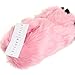 Funziez! Fuzzy Bear Feet Slippers Womens & Mens, Funny Indoor House Shoes, Animal Stocking Stuffer, Gift Holiday Christmas Hanukkah - Medium - Pink
