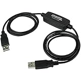 Plugable Windows Transfer Cable for Windows 10, 8.1, 8, 7, Vista, XP. Includes Bravura Easy Computer Sync Software