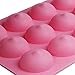 Bachelorette Party Silicone Candy Mold Breast Shape Mini Chocolate Jello Mold Cookies Pan for Candy Making Ice Cubes Tray Soap and Gag Gift, Pack of 2