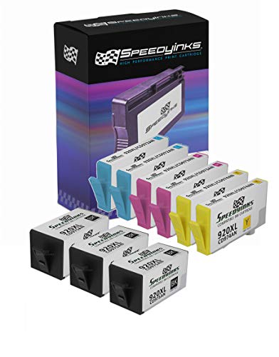 Speedy Inks Remanufactured Ink Cartridge Replacement for HP 920 XL High-Yield (3 Black, 2 Cyan, 2 Magenta,2 Yellow, 9-Pack)