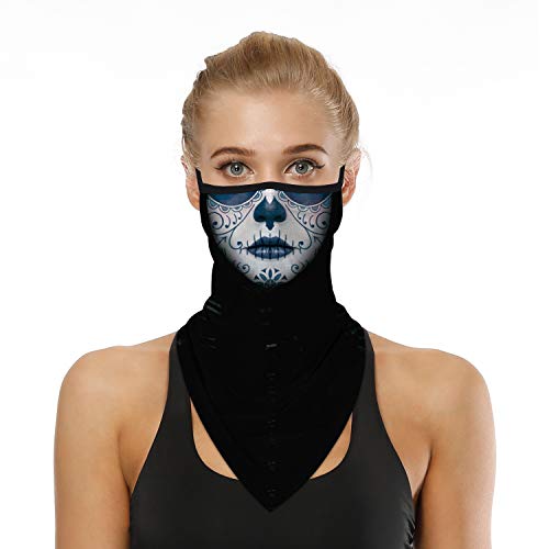 YAYOUREL Skull Neck Gaiter Face Mask