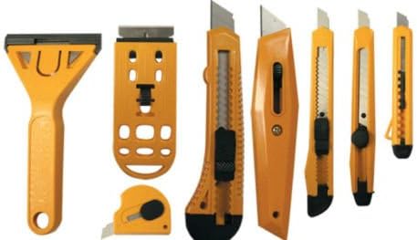 Utility Cutter Set Snap-off Razor Knife Scraper Carton Box Knife Envelope Opener