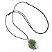 FM FM42 Life of Tree Multi Colors Queen Anne's Lace Dried Flowers Oval Pendant Necklace (4 Colors)