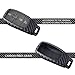 Ceyes Car Key Fob Cover Remote/Smart Key Cover Carbon Fiber Texture Key Cover Shell Skin for Mercedes Benz E-Class E200 E300 E400 E43 E63 S-Class S450 S560 S63/S65 AMG W213 W205 2 3 4 Buttons