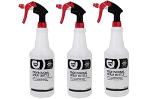 VPC HDX 32 Oz Professional Spray Bottle (Pack of 3) Trigger Empty Sprayer, for Use with Household & Commercial Cleaners