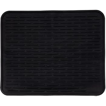 dish mat drying silicone drainer trivet lish xl super xxl counter pad inch